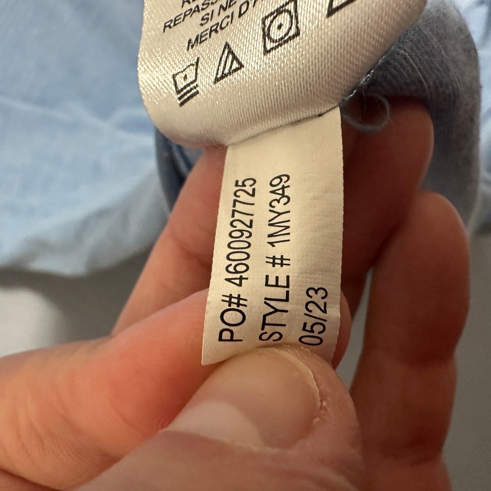 Travis Mathew Striped Performance Quarter Zip Pullover Sweater Blue Mens XXL - Picture 10 of 13